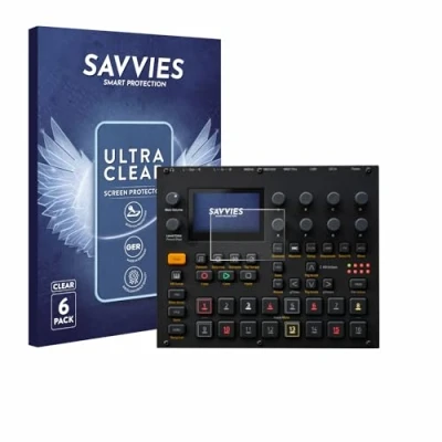Afbeelding van Savvies (6 Stuks) Schermbeschermer voor Elektron Digitakt II Screen Protector Ultra Transparant