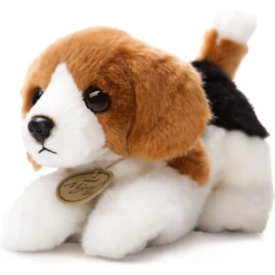 Afbeelding van Aurora knuffel Mini Yoni beagle bruin/wit 20 cm
