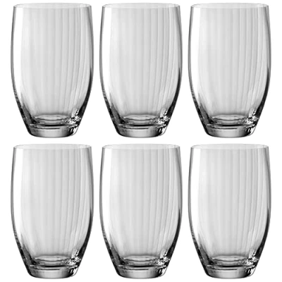 Afbeelding van Longdrinkglas Leonardo Poesia Grijs 460ml (Set van 6)