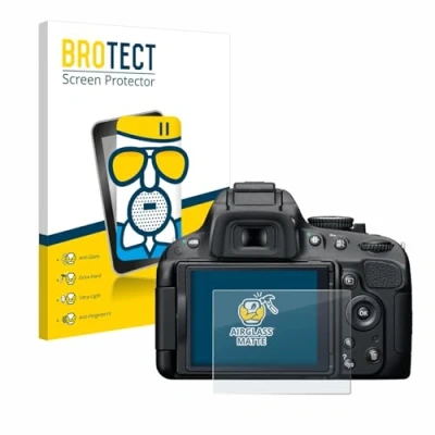 Afbeelding van BROTECT Screenprotector voor Nikon D5100 Folie Beschermfolie Beschermglas matte