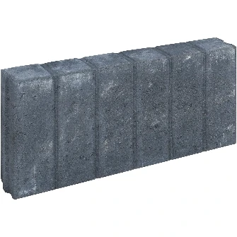 Afbeelding van Gardenlux Blokjesband Vierkant 8x25x50 Cm Zwart