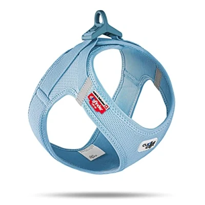 Afbeelding van Curli Vest Tuig Clasp Air Mesh hemelsblauw S Hond