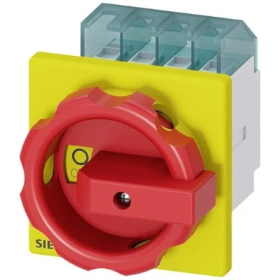 Afbeelding van Siemens 3LD20031TL53 Belastbare scheidingsschakelaar Rood, Geel 4 polig 6 mm² 16 A 690 V/AC