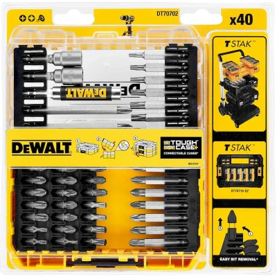 Afbeelding van DeWalt Accessoires DT70702 QZ 40 delig bitset in cassette