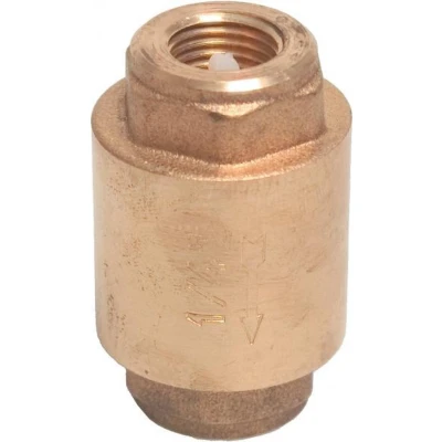 Afbeelding van Mega Terugslagklep veerbelast messing 1 1/4 inch binnendraad 10bar type 5