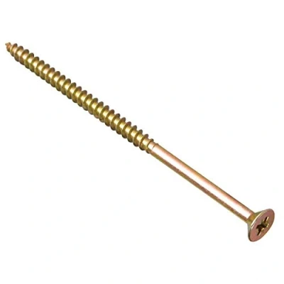 Afbeelding van ForgeFix Multifunctionele schroeven met enkele schroefdraad 5,0 x 100 mm Zinkgeel gepassiveerd Doos
