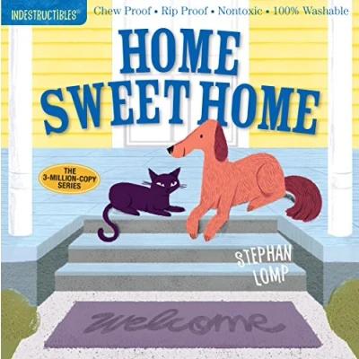 Afbeelding van Indestructibles: Home Sweet Home: Chew Proof · Rip Nontoxic 100% Washable (Book for Babies, Newborn Books, Safe to Chew)