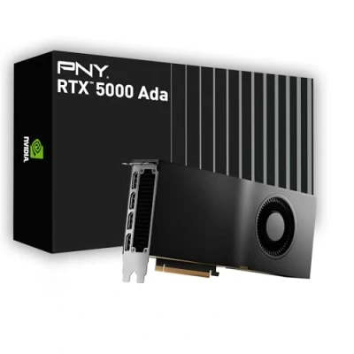 Afbeelding van PNY Nvidia GeForce RTX 5000 Videokaart 32 GB GDDR6 SDRAM PCIe x16 DisplayPort