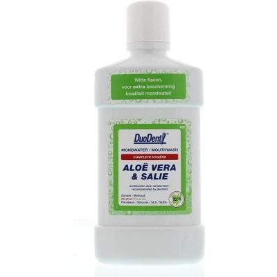 Afbeelding van 2x Duodent Mondwater Aloë Vera &amp; Salie 500 ml