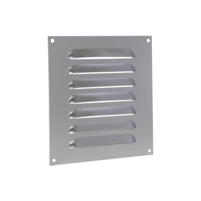 Afbeelding van Nedco schoepenrooster alum. vlak 200 x mm blank