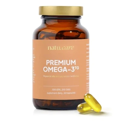 Afbeelding van natu.care Omega 3 60 Kapseln Hochdosiert Fettsäuren Fischöl Triglycerid Form Bioverfügbarkeit Laborgeprüft aus Nachhaltigem Fischfang (Premium 3)