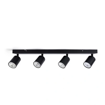 Afbeelding van Integral Plafondspot Siena Mat Zwart voor 4x GU10 lamp (niet meegeleverd)