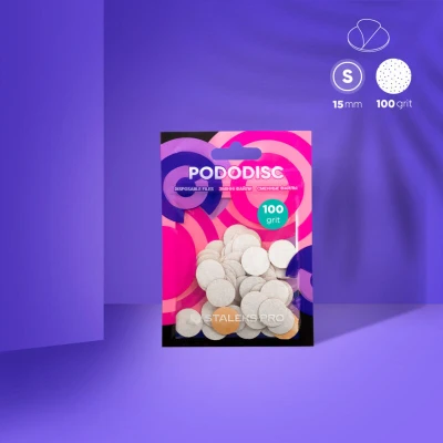 Afbeelding van Staleks schuurelementjes voor pododisk PRO S 100 grit (50 stuk)