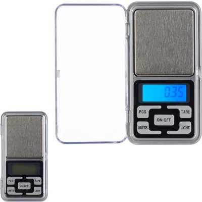 Afbeelding van Relaxdays 2x digitale weegschaal mini keukenweegschaal precisieweegschaal zilver