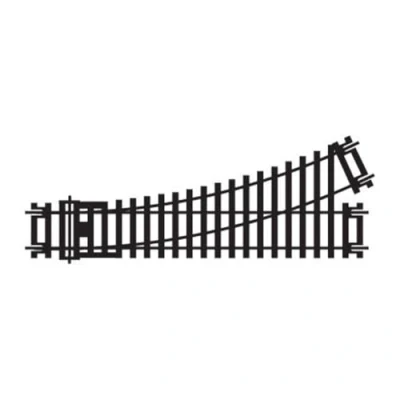 Afbeelding van Hornby Hobbies Ltd R8072 00 Gauge Links Punt Track, 168 millimeter
