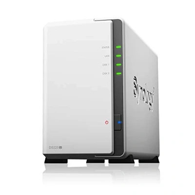 Afbeelding van Synology DS220j 8TB 2 Bay Desktop NAS oplossing Geïnstalleerd met x 4 TB Western Digital Red drives
