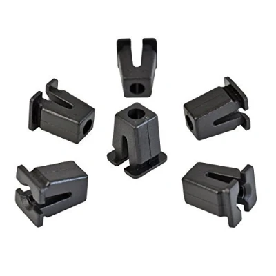 Afbeelding van Spreidmoeren clips universele carrosserie in zwart 10 stuks