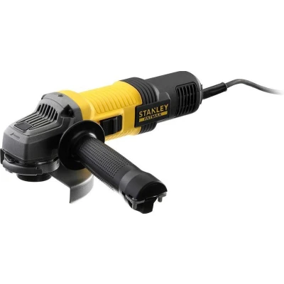 Afbeelding van Stanley FatMax haakse slijper FMEG220 (850 watt, 125 mm schijfø, met 3 voudig verstelbare extra handgreep, zachte start, voor alle standaard snijkanten, slijp en slijpwerkzaamheden)