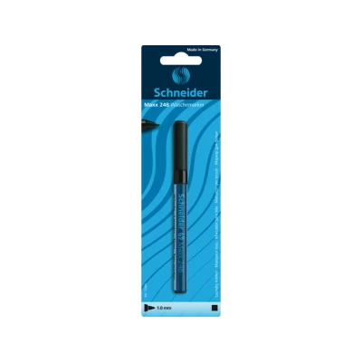 Afbeelding van 5x Wasmerkstift Schneider Maxx 248 1,0mm zwart