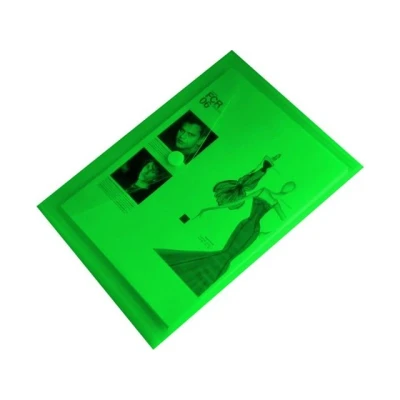 Afbeelding van 10x EXXO HFP #90136 A4 Documentenmap Landschap model Klitsluiting Groen