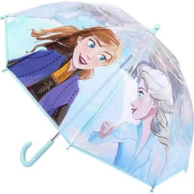 Afbeelding van Disney Frozen 2 paraplu blauw/transparant voor kinderen D71 cm Paraplu&quot;;s