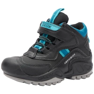 Afbeelding van Geox J New Savage Boy B A jongens Schoenen, Black Petrol, 31 EU