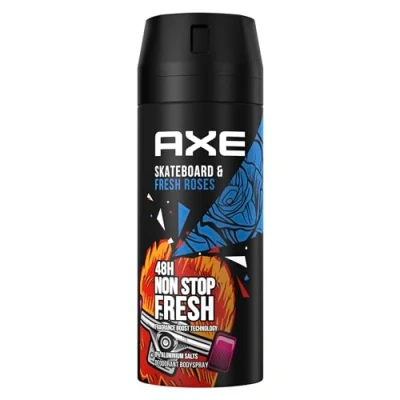 Afbeelding van Axe Men Deodorant / Bodyspray &quot;Skateboard Fresh Rose&quot; 150 ml