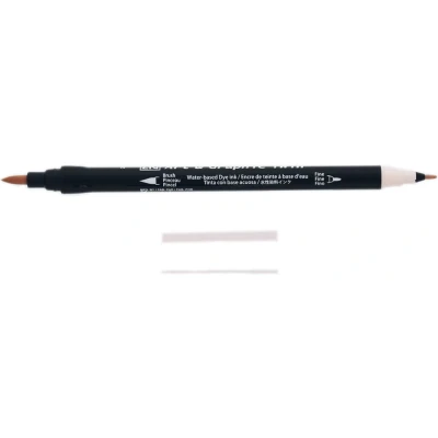 Afbeelding van ZIG Art &amp; Graphic Twin Tip brush marker Pale Pink