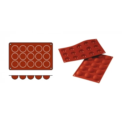 Afbeelding van bakmat Half Sphere Mini, 070051, Silikomart