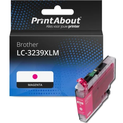 Afbeelding van Huismerk Brother LC 3239XLM Inktcartridge Magenta Hoge capaciteit