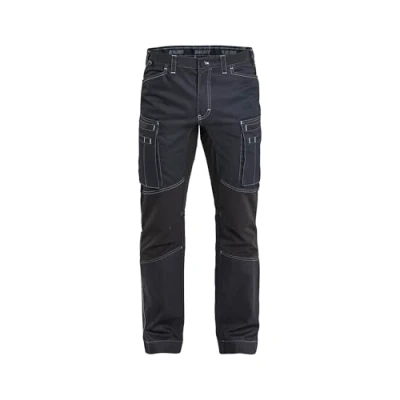 Afbeelding van Blaklader Service werkbroek denim stretch 1459 1142 Marineblauw/Zwart D88