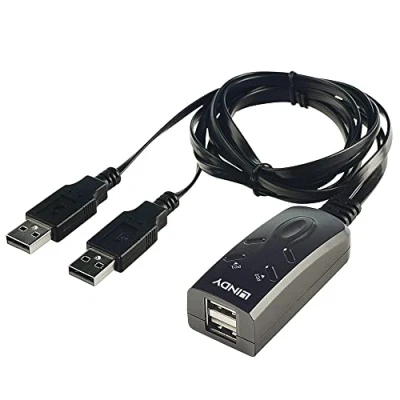 Afbeelding van Kabel KVM LINDY 32165 Zwart