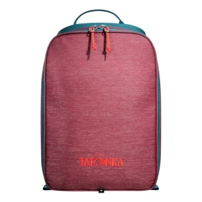Afbeelding van Tatonka Koeltas Cooler Bag S (6l) Geïsoleerde tas voor rugzakken tot 20 liter volume Met binnenvak koelaccu&#039;s en 2 ritsopeningen (voor boven) 22 x 12 30 cm (bordeaux rood)