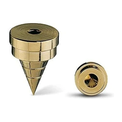 Afbeelding van Oehlbach spike S 2000, hoogwaardige set van massief metaal met sluitring, perfect voor kleine en grote luidsprekers, 4 stuks, zwart