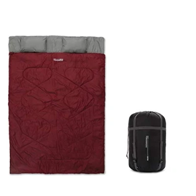 Afbeelding van Where Tomorrow double slaapzak 220 x 150 cm diverse kleuren wijn rood
