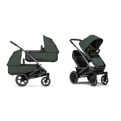Afbeelding van Joolz Geo3 Tweeling Kinderwagen Forest Green