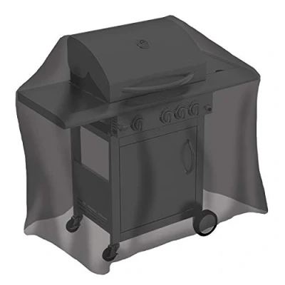 Afbeelding van tepro Afdekhoes universeel voor gasbarbecue medium, zwart (65 x 130 100 cm)