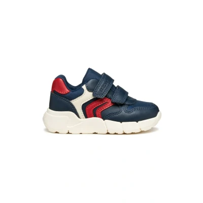 Afbeelding van Geox Babyschoenen voor kinderen, Maat: 22, Navy/red Kunststof/ textiel