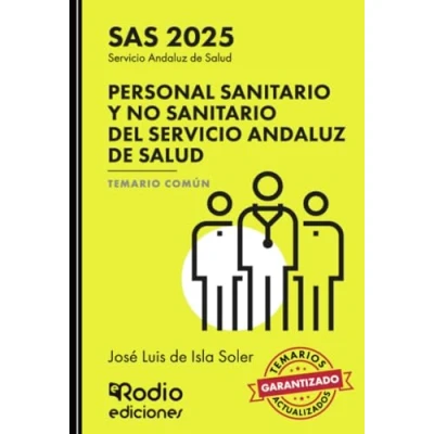 Afbeelding van Personal Sanitario y No del Servicio Andaluz de Salud. SAS 2025. Temario Común