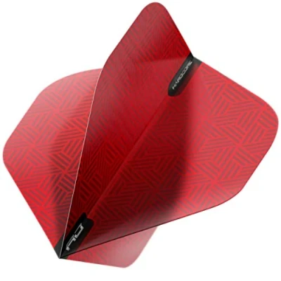 Afbeelding van Hardcore XT Red Patterned Extra Thick Standard Dart Vluchten 4 sets Per Pak (12 Flights in totaal)