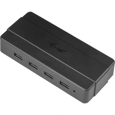 Afbeelding van I tec U3HUB445 USB 3.0 (3.1 Gen 1) Type B 5000Mbit/s Zwart hub &amp; concentrator