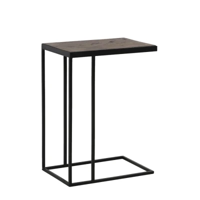 Afbeelding van Light &amp; Living Chisa bijzettafel 45x30x62 cm bruin Hout