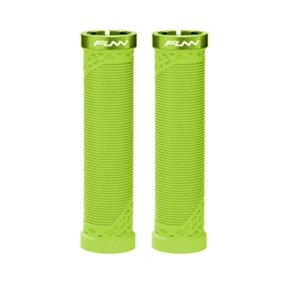 Afbeelding van Funn Hilt Mountain Bike Stuurhandvatten met Enkele Vergrendelingsklem een Binnen Diameter van 22 mm, Uniek Gevormde Fietsstuurhandvatten Voor MTB (Groen)