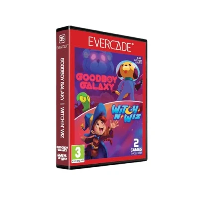 Afbeelding van Evercade Goodboy Galaxy &amp; Witch N&#039; Wiz Cartidge 1