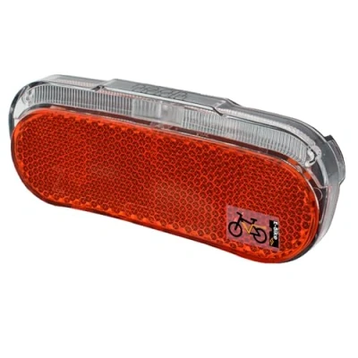 Afbeelding van nean Led achterlicht voor e bike, met reflector en parkeerlicht, fietslamp StVZO goedkeuring, buitenreflector, 5 Candela achterlicht, rood