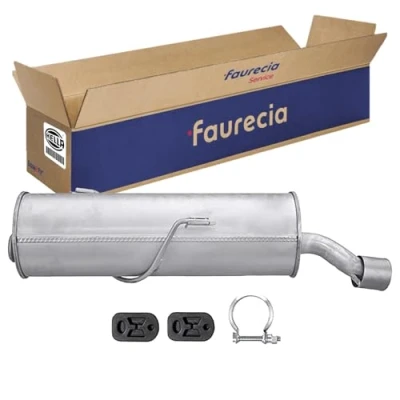 Afbeelding van HELLA 8LD 366 032 971 Einddemper Achter Met aanbouwdelen PEUGEOT: 206 Hatchback, 206+ SW