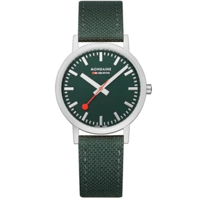 Afbeelding van Mondaine Classic Unisex Green Watch A660.30314.60SBF