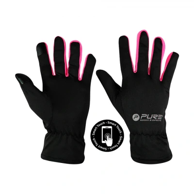 Afbeelding van Pure2Improve hardloop handschoenen, roze, maat M/L