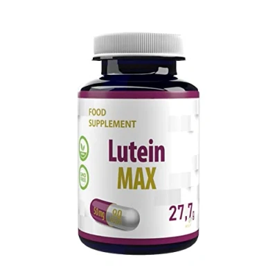 Afbeelding van Lutein Max 50mg 90 veganistische capsules, in laboratorium getest, hoge dosering, niet GVO
