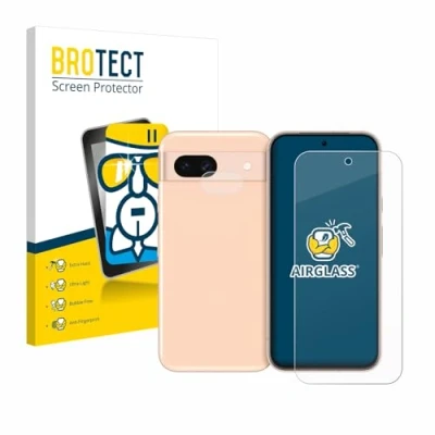 Afbeelding van BROTECT Screenprotector voor Google Pixel 8a (Voor+Camera) Folie Beschermfolie Beschermglas transparant